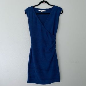 Knee Length V Neck Dress